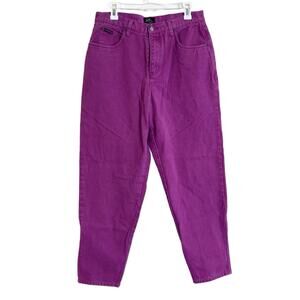 NY Jeans New York & Company Purple Size 14 Easy 100 Percent Cotton